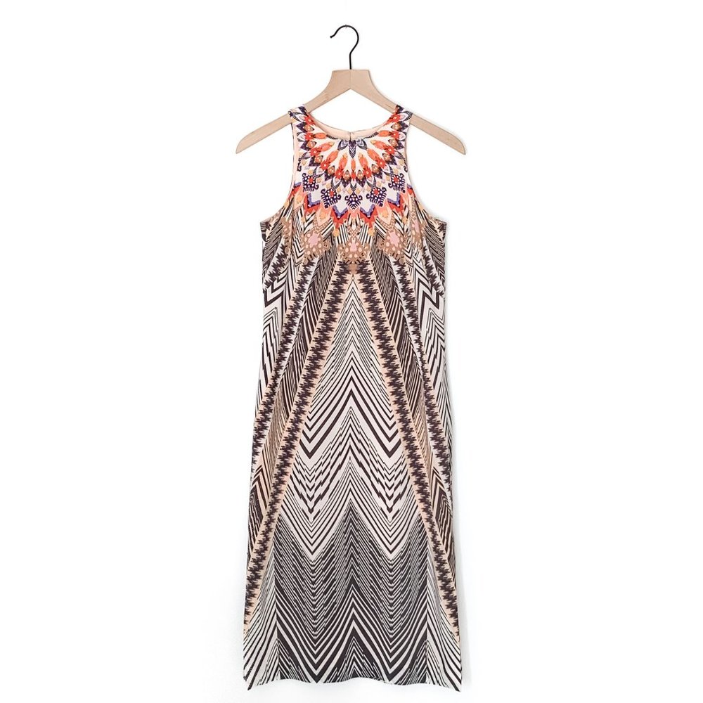 ANTHROPOLOGIE HD IN PARIS solstice silk maxi dress
